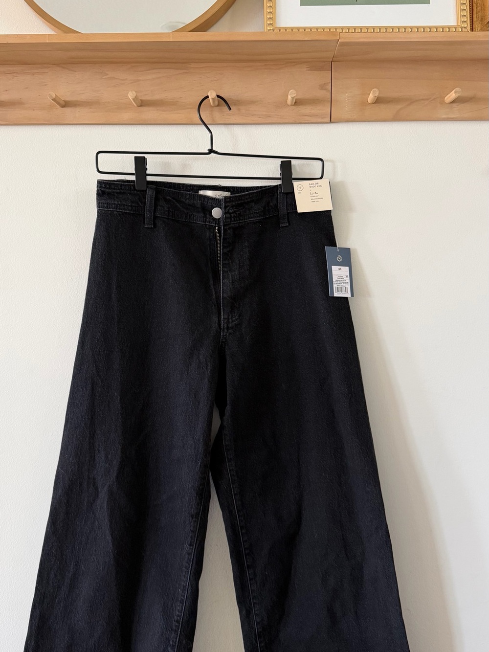 Universal Thread Black Wide-Leg High-Rise Jeans